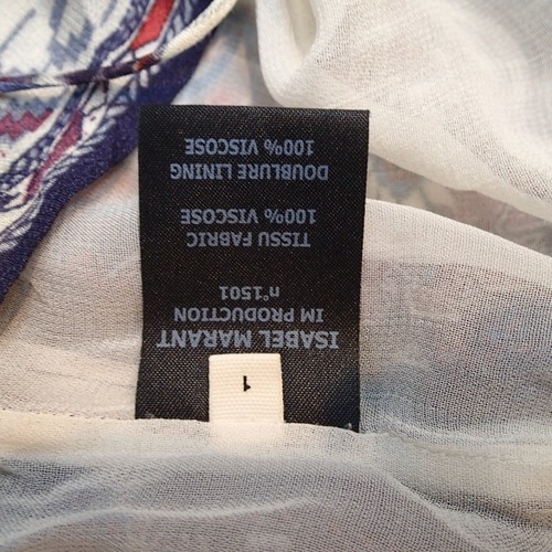 Abito Isabel Marant Etoile Trani stampa paisley taglia 1 - Foto 21 di 22