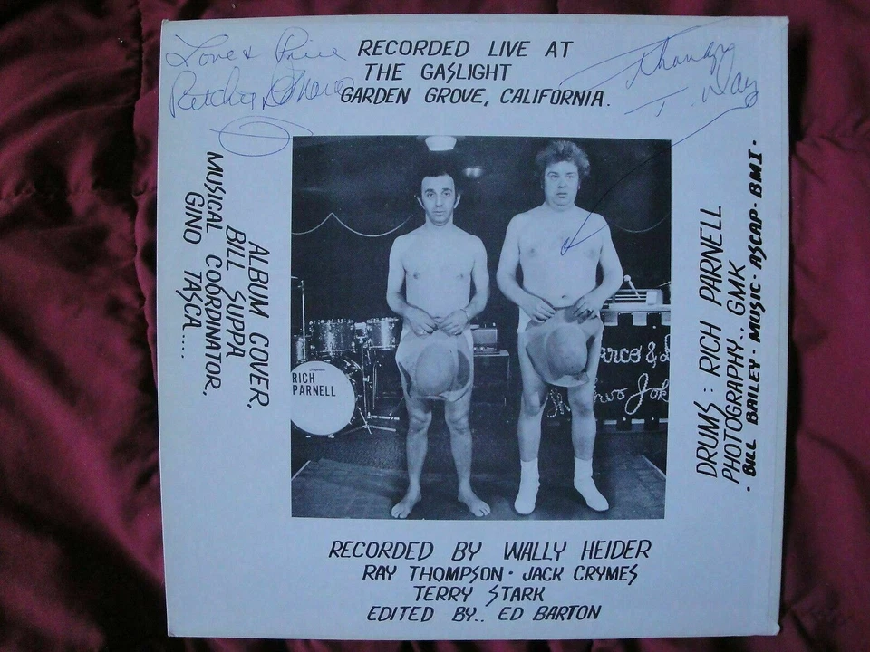 De Marco & Day, The 2 Jokers "Eat Your Heart Out" Autographed Live Vinyl Lp EX Foto 2 de 4