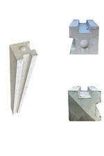 Concrete Garden Fence Posts, Bases and Postmix