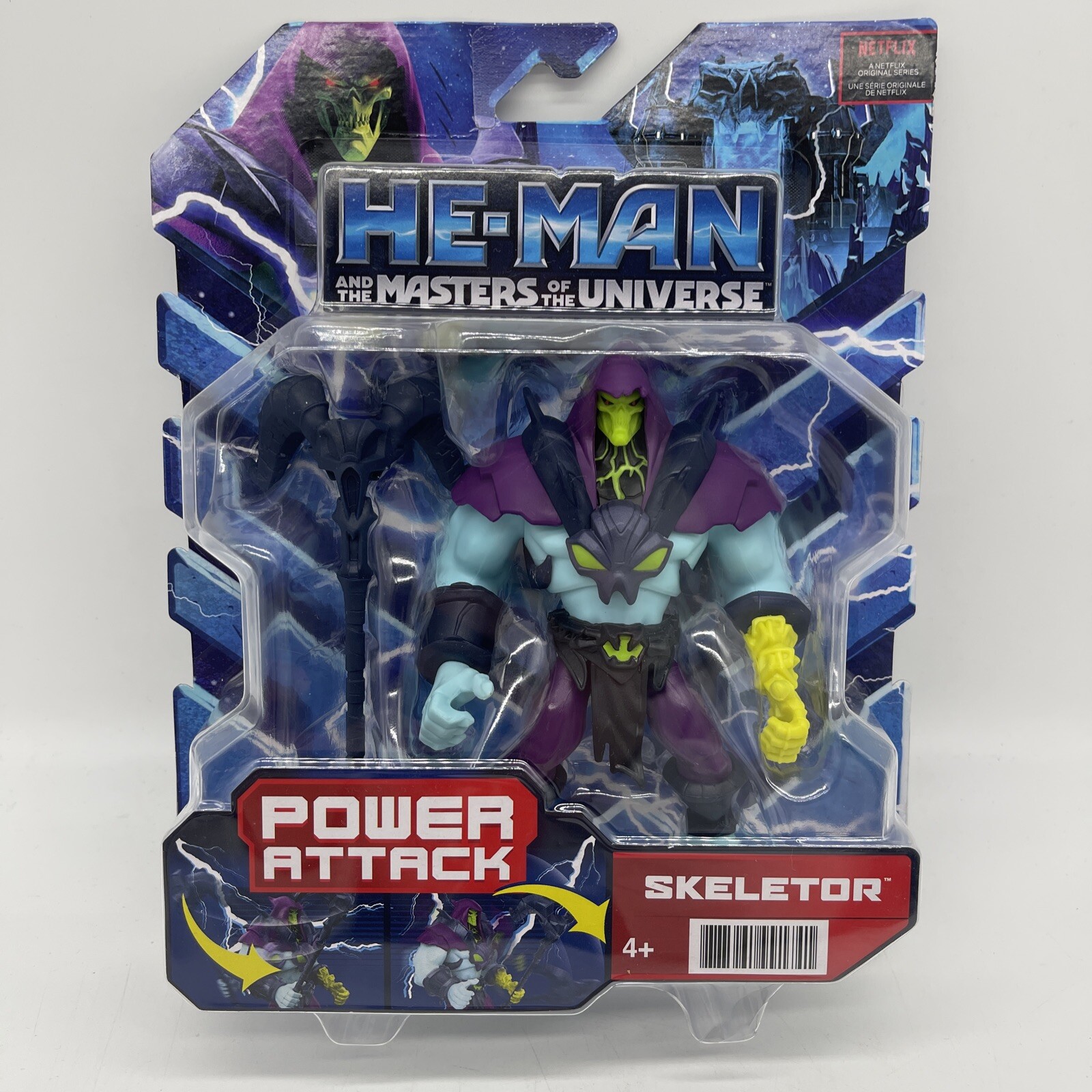 He-Man and the Masters of the Universe Power Attack Skeletor - New