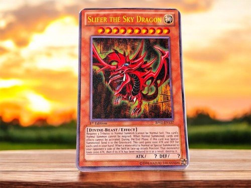 Housse décalcomanie pour carte de crédit Slifer The Sky Dragon Yugioh - Photo 2 sur 4