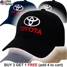 Toyota Logo Cap Truck TRD Prius Tundra Tacoma 4Runner Camry Racing Hat Supra