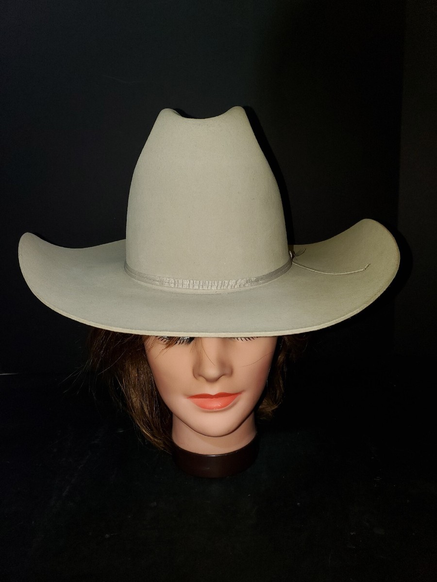 RESISTOL 5 STAR BEAVER ウエスタンハット vintage 1970s Resistol Cattleman 5X Beaver Cowboy Hat - Size 7 Long Oval