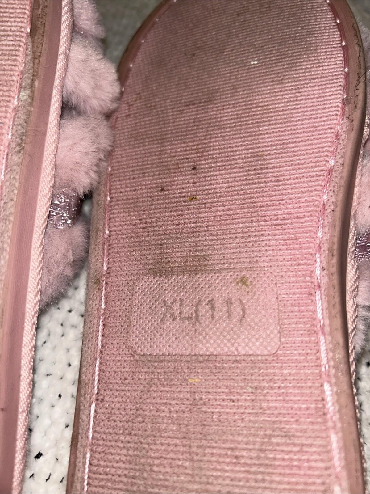 SAOLA Sole Mates comode pantofole da casa rosa XL shinny