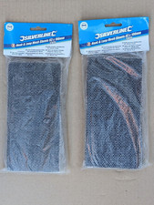 Image of 2 PACKS (20 SHEETS) SILVERLINE 93MMX190MM HOOK & LOOP MESH SANDING SHEETS 40GRIT