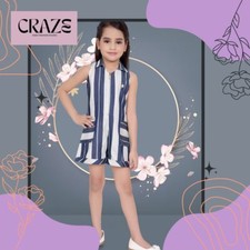 Blue & White Striped Short Jumpsuit Holiday SALE!!
