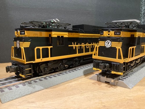 Williams O EF 407 & EF417 Virginian EL-C Engines - Powered #130 & Dummy #132
