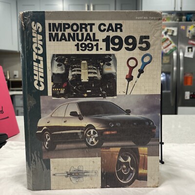 Chilton's Import Car Repair Manual 1991-1995  Part # 7914