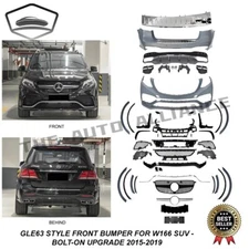 🚀GLE63 Style Look Bumper for 2015-2019 Mercedes Benz W166 Body Kit Conversion