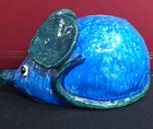 Vintage Carnival Prize Chalkware / Plaster Piggy Bank Mouse Painted Mid Century — photo 3