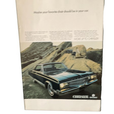 Vintage 1969 Chrysler New Yorker 4 Door Hardtop Ad Advertisement Vintage 1969 Chrysler New Yorker 4 Door Hardtop Ad Advertisement