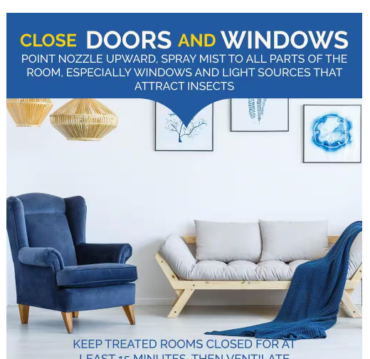 Tap and Hold to Zoom 18.75 oz. Flying Insect Killer Aerosol Spray Clean Fresh Sc