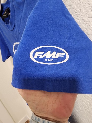 FMF Racing Factory Classic Don T-Shirt Tee Blue Size Kids's Medium M - Picture 6 of 6