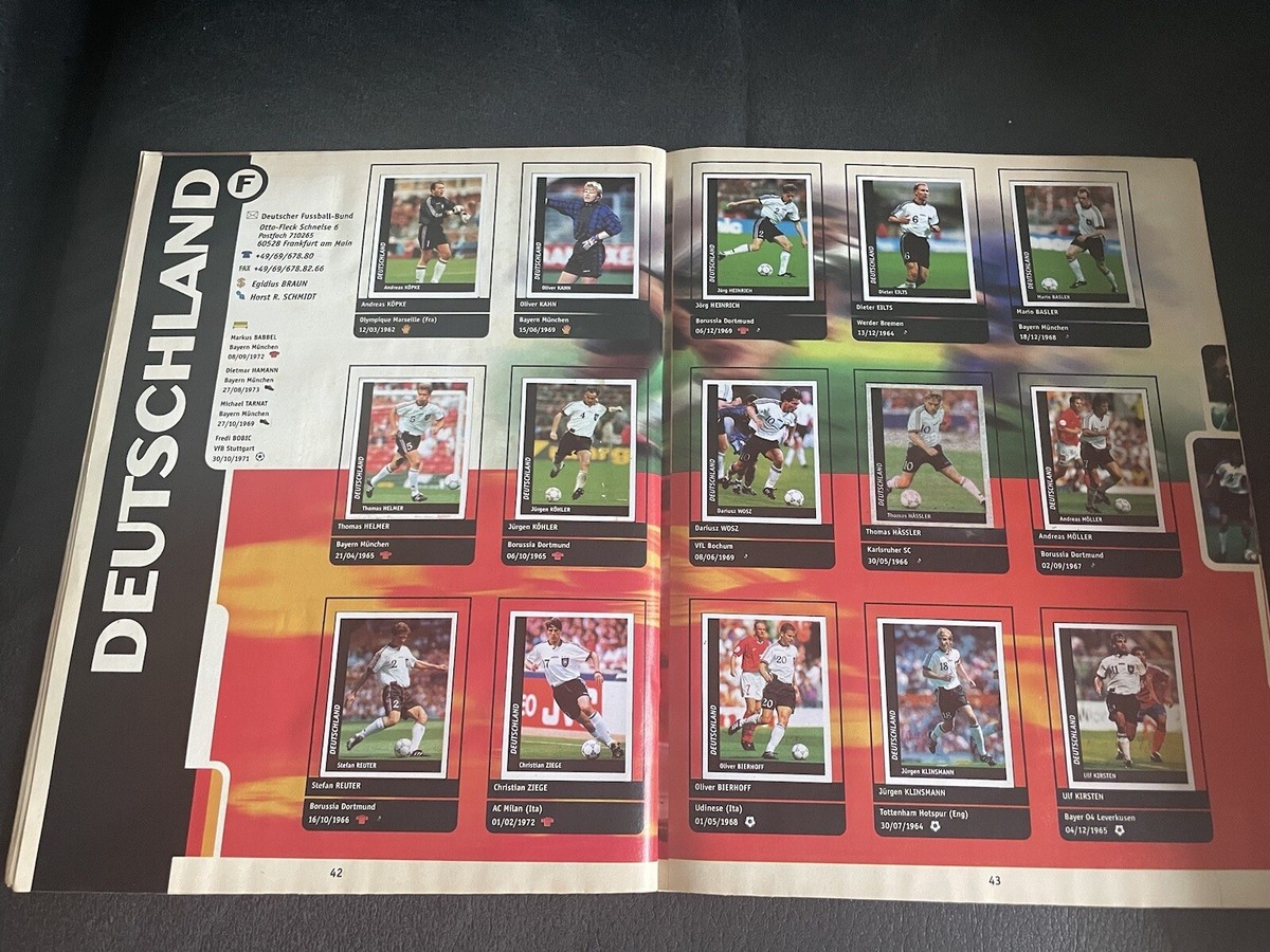 DS Stickers Collection World Cup France 98 album completed | eBay