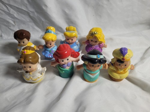 Lotto Fisher Price Little People Disney Principessa Aladino Principe Sirena Affascinante - Foto 2 di 8