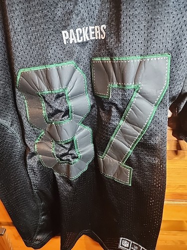 Green Bay Packers Jordy Nelson #87 Nike On Field Black NFL Football Size 40 - Picture 4 of 7