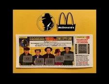 Walt Disney™ DICK TRACY Criminal Lineup McDONALD'S Crimestopper WEEK 5 Card