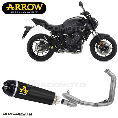 YAMAHA MT-07 2021-2022 Full exhaust ARROW WORKS Nichrom Black CC