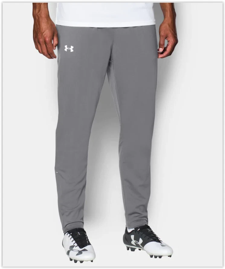 NWT Under Armour Men's UA Challenger Knit Warmup Pants, Graphite  1277770-040, S