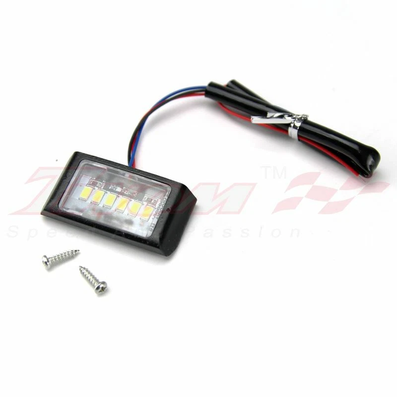 Красный мотоциклетный светодиодный задний интегрированный тормозной кронштейн для номерного знака заднего фонаря для KT - Изображение 4 из 4