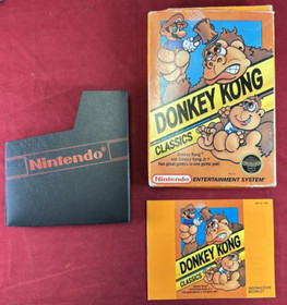 Donkey Kong Classics - Gioco Nintendo NES con scatola e manuale
