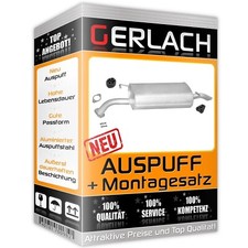 Endschalldämpfer für Kia Rio III 1.2 1.25 2011-2017 Auspuff 7220 Endschalldämpfer für Kia Rio III 1.2 1.25 2011-2017 Auspuff 7220