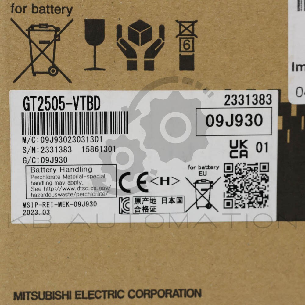 Mitsubishi GT2505-VTBD GOT2000 Series GT25 5.7-inch Graphic