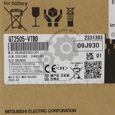 Mitsubishi GT2505-VTBD GOT2000 Series GT25 5.7-inch Graphic