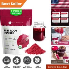Organic Beet Root Powder 8oz - Natural Superfood for Smoothies Baking
