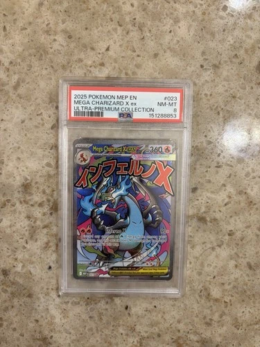 Mega Charizard X Ex Promo 023 Psa 8