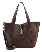 U.S. Polo Assn. Helcho Shopping Bag Schultertasche Tasche Dark Brown Dunkelbraun