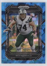 2022 Panini Prizm Blue Ice Prizm /99 Nick Mangold #233 1dm4