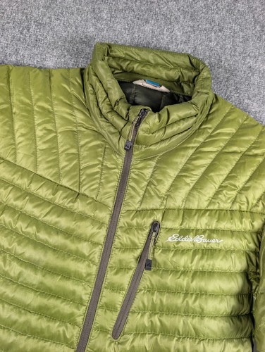 Eddie Bauer First Ascent Stormdown 800 Puffer Jacket Mens Medium Green - Picture 2 of 11