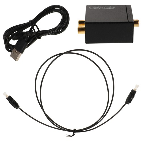Audiokonverter Optisch Auf 3,5 Mm Klinkenadapter Analoger Audioadapter - Bild 6 von 12
