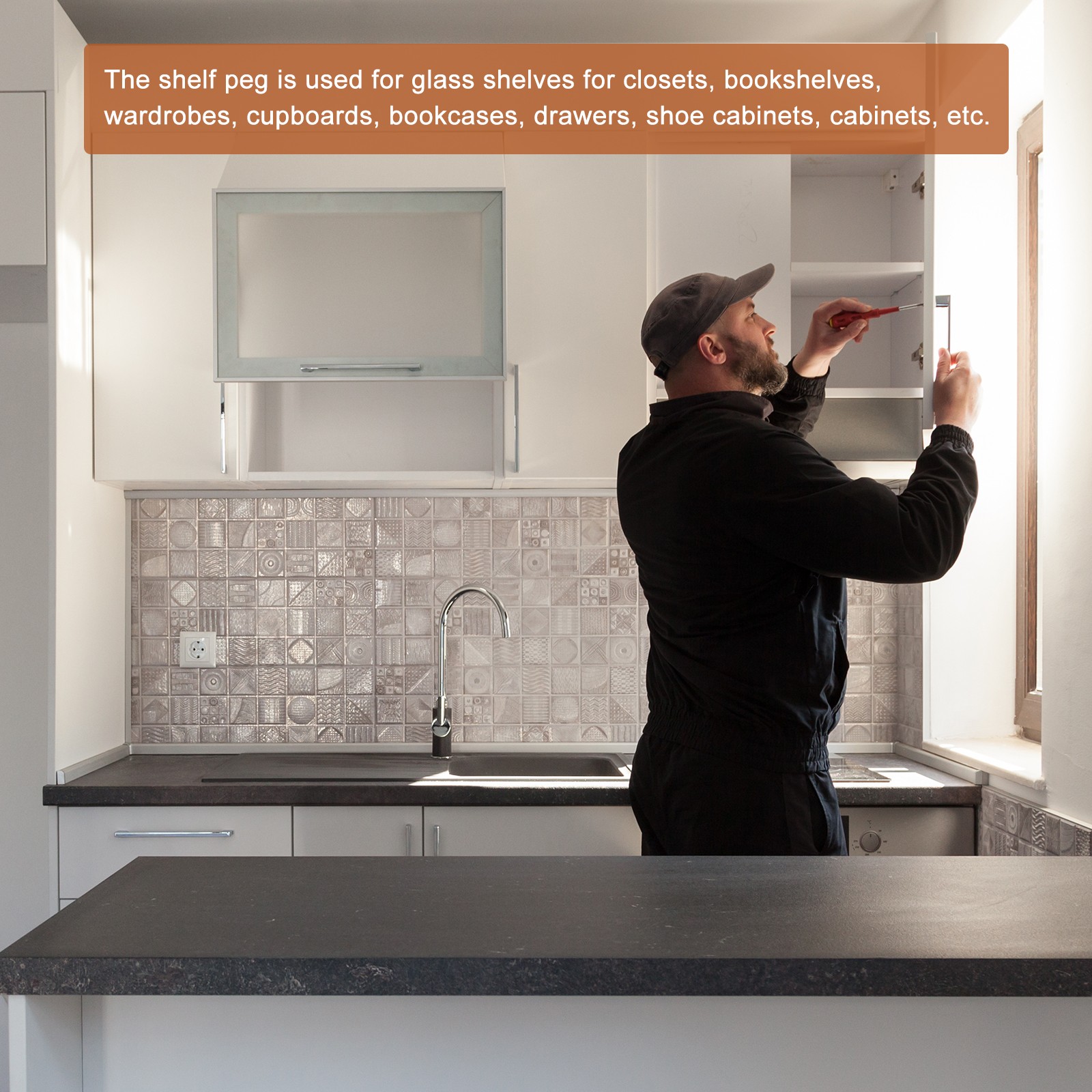 20Pack 38x38mm Corner Bracket Steel Braces Connection Support w Screws Beige