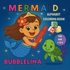 MERMAID: ALPHABET COLORING BOOK