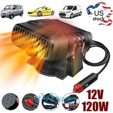 Car Heater 12V 120W Portable Electric Heating Fan Defogger Defroster Demister