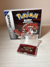 Pokemon: Ruby Version GBA (Game Boy Advance, 2003) With Replacement Case. USA.
