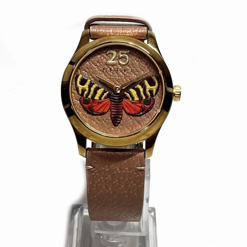 Gucci G Timeless Butterfly YA1264063 126・4 Orologio da polso al quarzo... GZl162gz