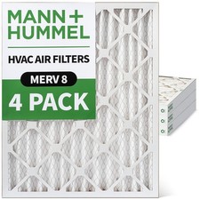 14x20x2 MERV 8 Pleated AC Furnace Air Filters.   4 Pack