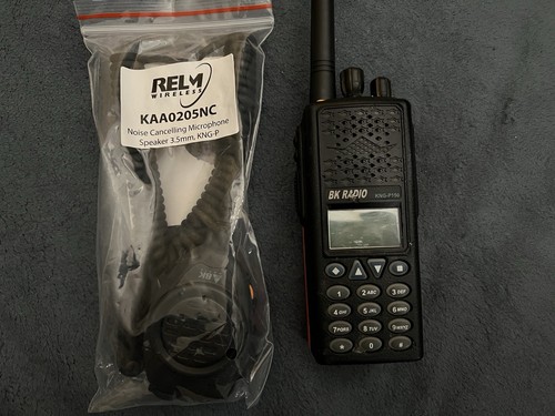 Radio portable Relm Bendix King BK KNG P150 VHF P25 Batt + antenne WILDLAND FIRE