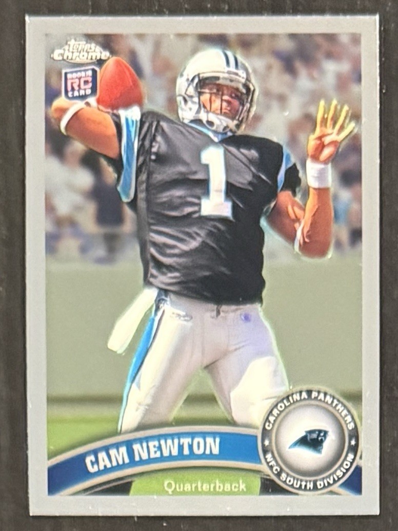 2011 Cam Newton Topps Chrome #1 Rookie RC Carolina Panthers