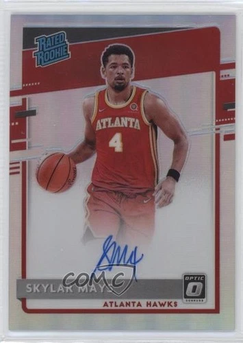 2020 Panini Donruss Optic Rated Rookie Holo Prizm Signatures Skylar Mays Auto