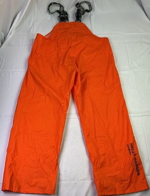Helly Hansen Unisex Waterproof Mandal Bib Pants-Orange-Size: XL