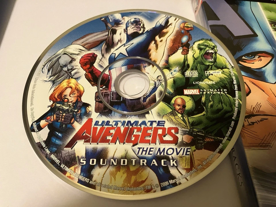 ULTIMATE AVENGERS COLLECTION 4 DISC BOXSET DVD CD SOUNDTRACKS 2006 RARE HTF OOP - Image 3 of 4