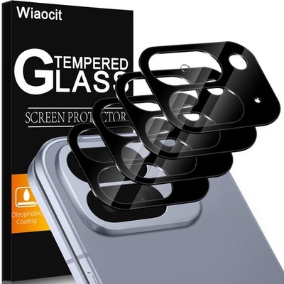 Wiaocit 4 Pack Tempered Glass Camera Lens Google Pixel 10 Pro Fold-Black 