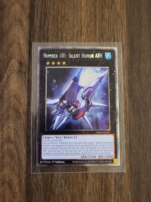 Number 101: Silent Honor ARK - RA04-EN211 - Platinum Secret Rare - NM