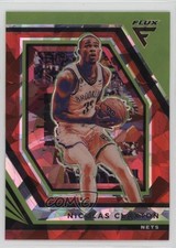 2022-23 Panini Flux Red Cracked Ice Prizm Nic Claxton Nicolas Claxton #148 18rb