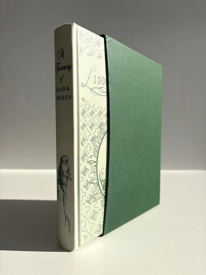 A Treasury of Mark Twain Folio Society 1999 (2010 printing) Slipcase Illustrated Foto 3 de 4