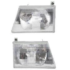 For Ford Econoline Club Wagon Super Duty E-250 Pair Headlights DAC